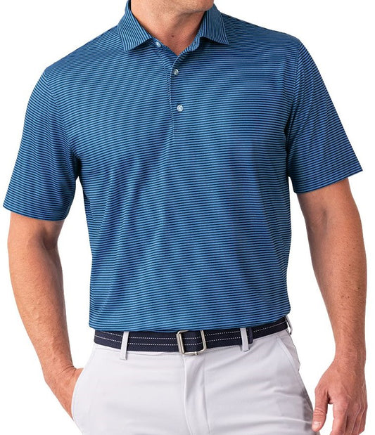 Men's Striped Polo